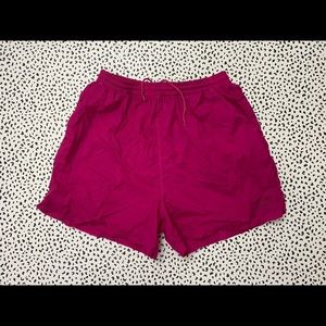 Vintage Reebok windbreaker shorts